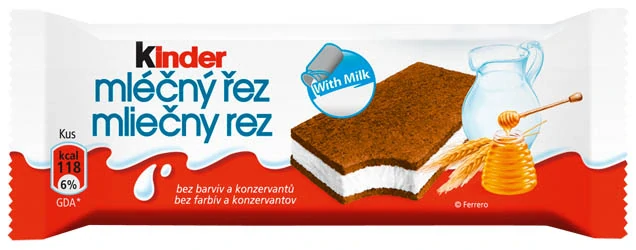 Kinder Mléčný řez
