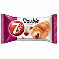 7Days Croissant double vanilka a višeň
