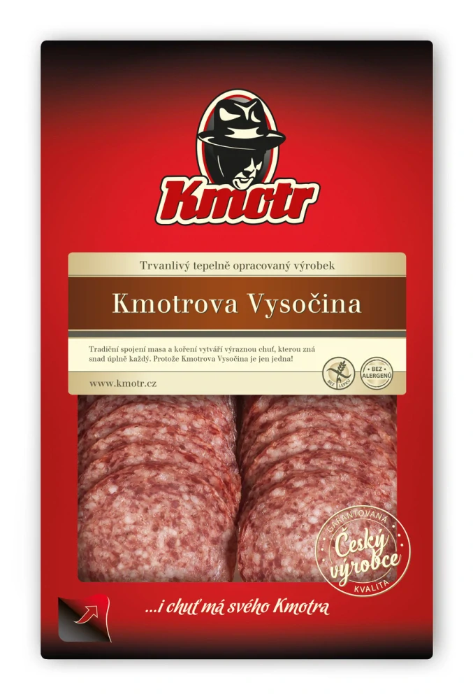 Kmotr Kmotrova Vysočina krájená