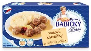 Dobroty Babičky Kláry Masové knedlíčky ve svíčkové omáčce