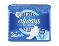 always Ultra Night dámské vložky 7 ks