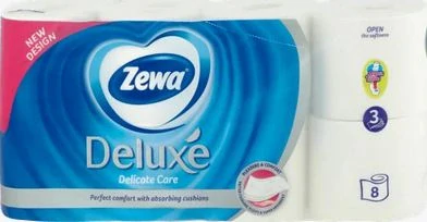 Zewa Deluxe toaletní papír 3-vrst. 8ks Delicate Care Deluxe