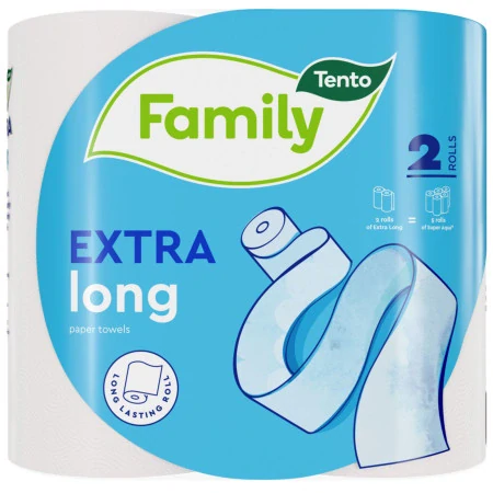 TENTO Kuchyňské útěrky 2 role Family Exlong 2 vrstvý