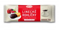Klasa 210g Linecké rohlíčky polomáčené ovocné
