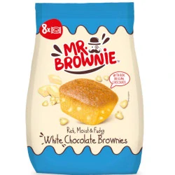 Mr.Brownie Brownies 200g Bílá Čokoláda
