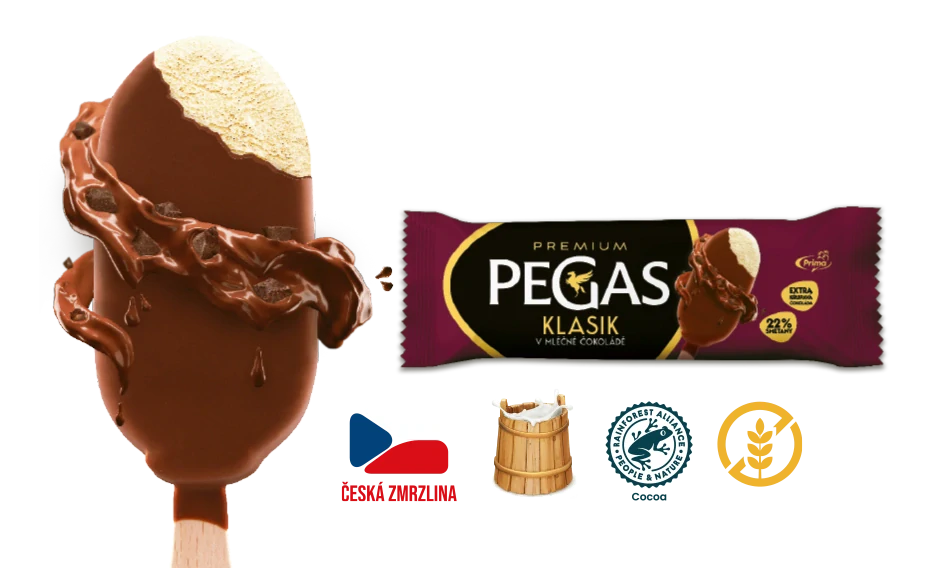 PEGAS Klasik s mléčnou čokoládou