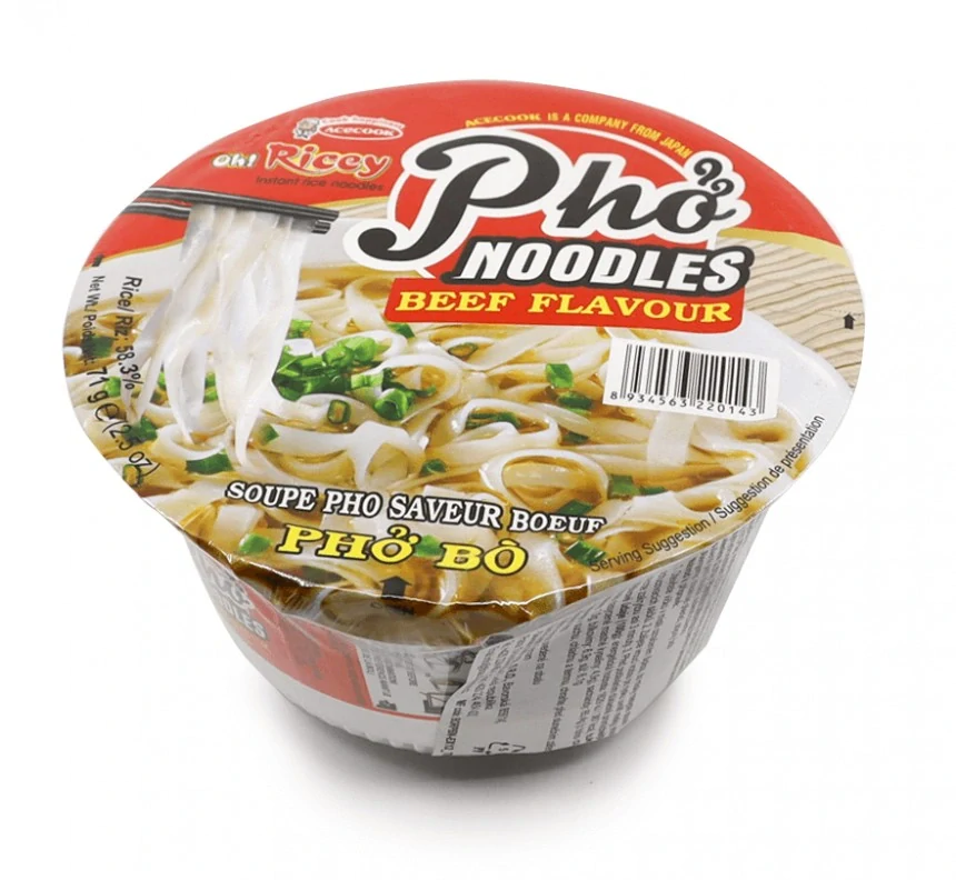 Oh Ricey instantní nudle v misce 70g hovězí