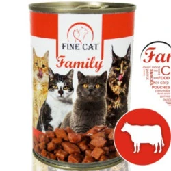 Fine Cat Family 415g konzerva - Hovězí