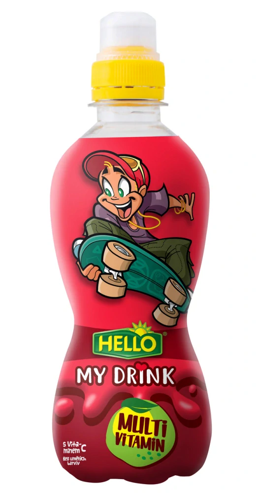 Hello My Drink Nápoj multivitamín 330ml