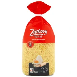 Zátkovy Vaječné široké nudle