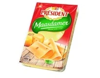 Président Maasdamer plátkový sýr