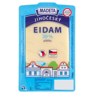 Madeta Jihočeský Eidam 20% plátky