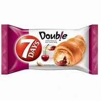 7Days Croissant double vanilka a višeň