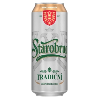 STAROBRNO tradiční vyčepni plech 0,5l