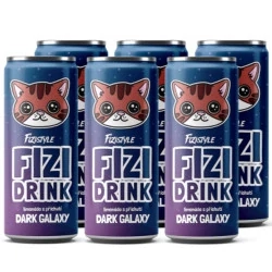FIZI Drink limonáda 250ml plech Dark Galaxy