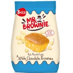 Mr.Brownie Brownies 200g Bílá Čokoláda