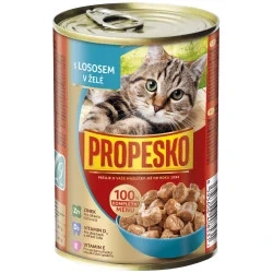 Propesko kousky kočka 415g Losos v omáčce