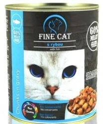 Fine cat konzerva pro kočky 830g s rybou