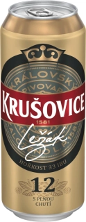 Krušovice dvanáctka 0,5L Plech