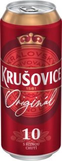 Krušovice 10 plech 0,5L $C