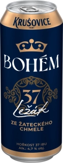 Krušovice bohém 0,5L plech