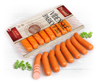 Prantl mini párky 200g vídeňské