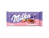 Milka Čokoláda jahodová mléčná