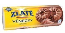 Opavia Zlaté Věnečky kakaové sušenky