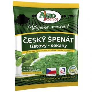 Agro Jesenice Špenátové listy porce