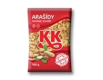 K&K Arašídy pražené solené 100g